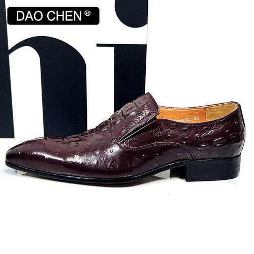 Chaussures Italiennes En Cuir Véritable Pour Hommes,Mocassins De Ma... on Productcaster.