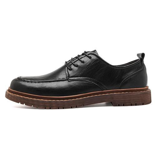 Chaussures Provoqué À Lacets En Cuir Véritable Pour Hommes,Chaussur... on Productcaster.