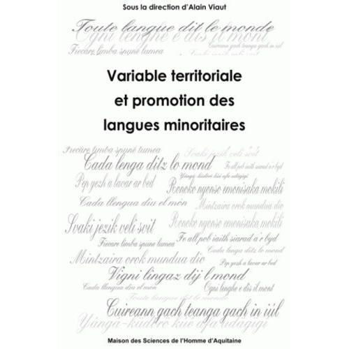 Variable Territoriale Et Promotion Des Langues Minoritaires on Productcaster.