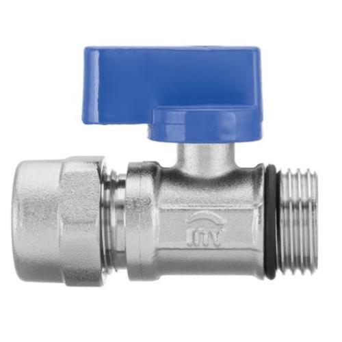 Poignée Bleue Eau Froide PEX 16mm x 1/2"" Mâle BSP Vanne Darrêt Tuy... on Productcaster.