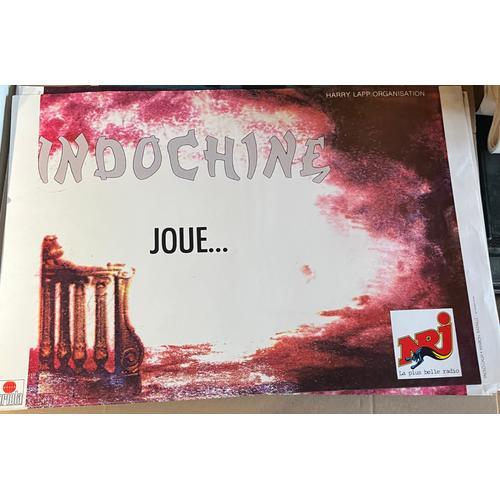 Indochine - Joue... - Affiche Roulée - Envoi En Tube Taille : 40x60cm on Productcaster.