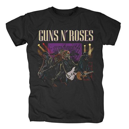 Guns N Roses It's So Easy Skeleton Group T Shirt on Productcaster.