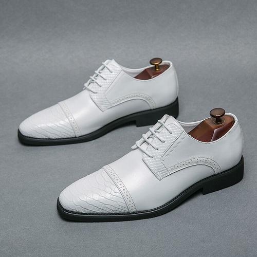 Chaussures De Mariage En Cuir Doré Pour Hommes,Chaussures Formelles... on Productcaster.