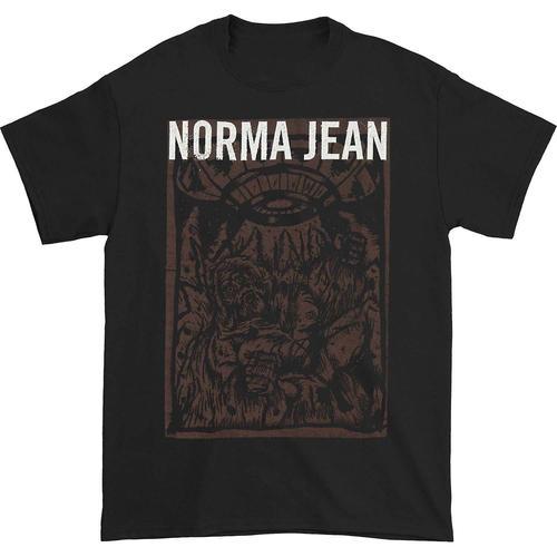 Norma Jean Screen Print On Black Tee T-Shirt on Productcaster.