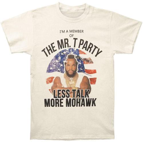 Mr. T Less Talk More Mohawk T-Shirt on Productcaster.