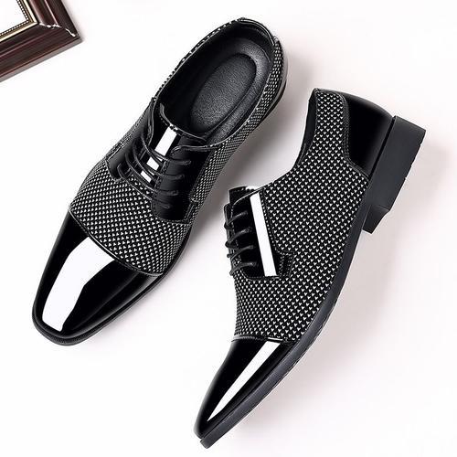 Chaussures Provoqué Classiques En Cuir Verni Oxfords Pour Hommes,Ch... on Productcaster.