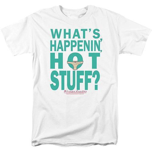 What's Happenin' Hot Stuff Sixteen Candles T-Shirt on Productcaster.