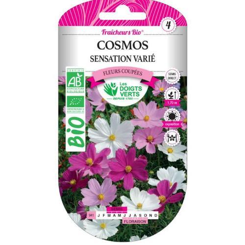 Graines Cosmos Sensation Varié Bio Les Doigts Verts on Productcaster.