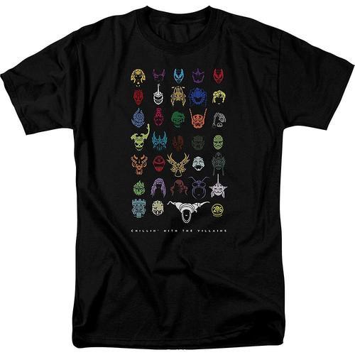 Chillin' With The Villains Mighty Morphin Power Rangers T-Shirt on Productcaster.