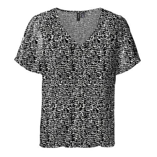 Top Imprimé Noir/Blanc Femme Vero Moda Swf on Productcaster.