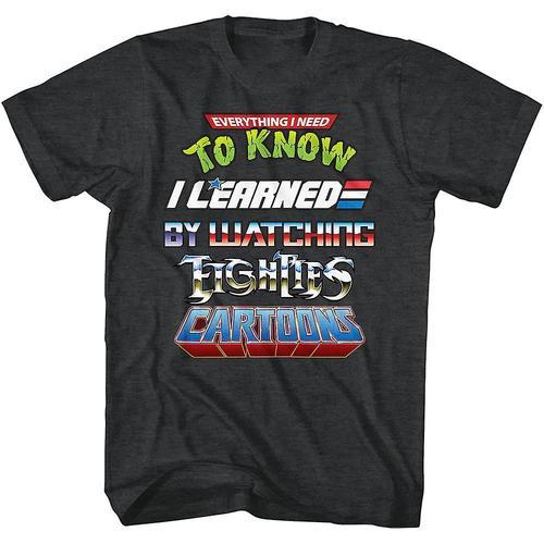 Everything I Need To Know 80s Cartoons Shirt on Productcaster.