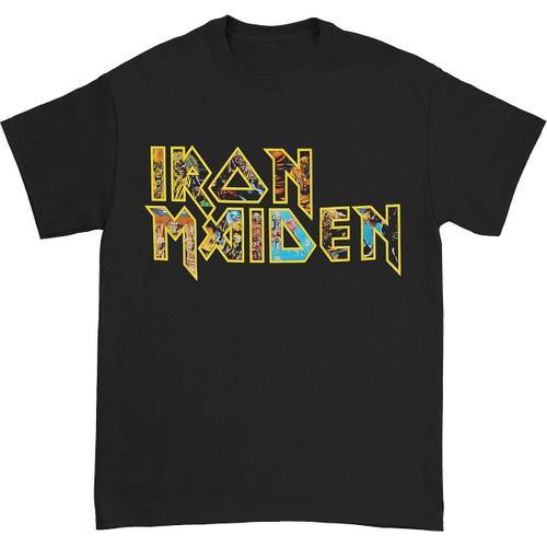 Iron Maiden Eddie Logo T-Shirt on Productcaster.