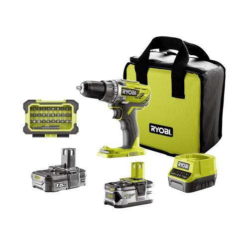 Ryobi, Perceuse-Visseuse Sans Fil 18V ONE+,2 Vitesses,50 Nm, Mandri... on Productcaster.