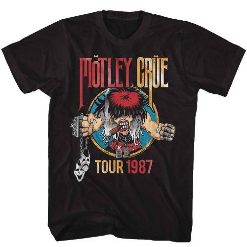 Motley Crue Tour1987 T-Shirt on Productcaster.