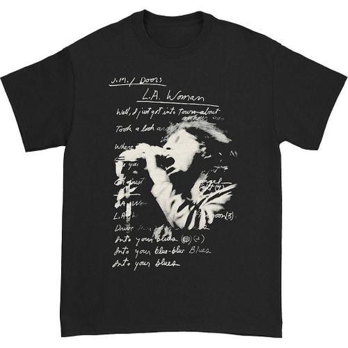 Doors La Woman Lyrics T-Shirt on Productcaster.