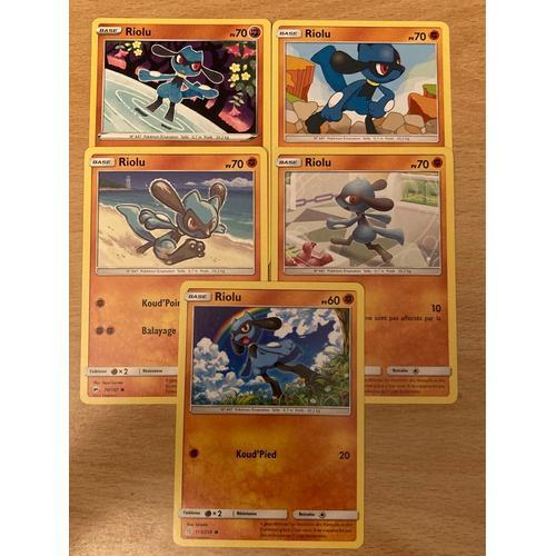 (1589) 5x Riolu (Pokemon) on Productcaster.