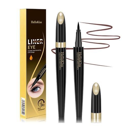 Eye Liner Liquide Waterproof, Stylo Eyeliner, Microtip, Marron, Fle... on Productcaster.