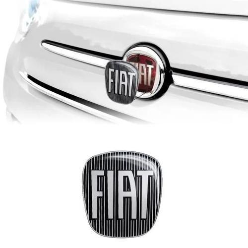 Autocollant Fiat 3d Remplacement Logo Noir Pour 500 on Productcaster.