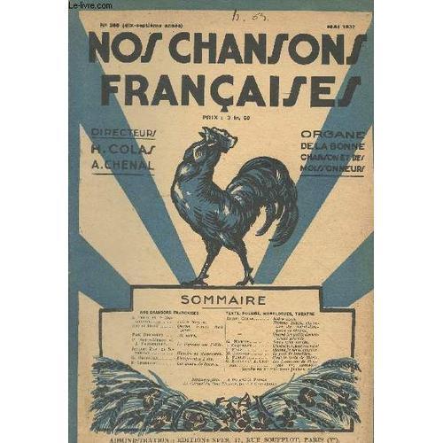 Nos Chansons Français - N°200, 17e Année - Mai 1937 - G. Perec Et J... on Productcaster.