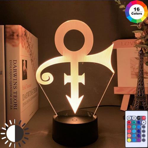 Veilleuse Led Usb En Acrylique Avec Logo Prince, Luminaire Décorati... on Productcaster.