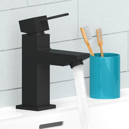 EISL Mitigeur de lavabo CALVINO noir mat on Productcaster.