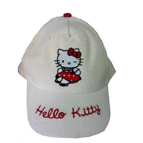 Casquette Hello Kitty Velours Ecru on Productcaster.