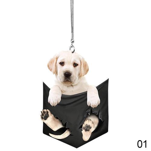 Pendentif De Chien En 2d, Ornement Suspendu, Mignon, Drôle, Dessin ... on Productcaster.