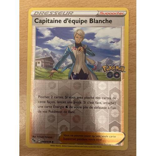 (1647) Capitaine D’Équipe Blanche 64/78 Pokemon on Productcaster.