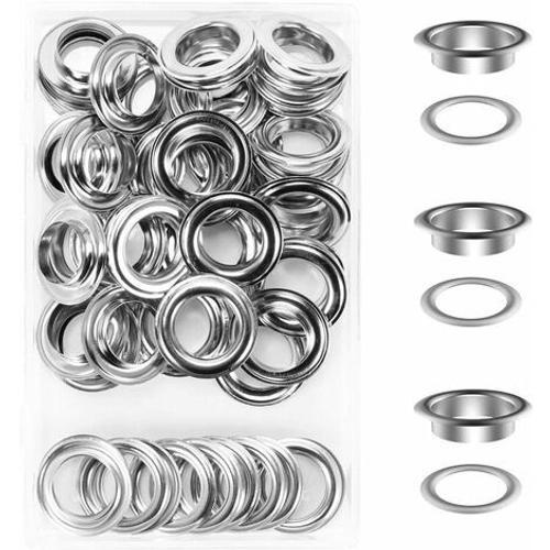 50 Grommets Eyelets Ensembles Oeillets 20mm Grommet Kit Oeillet pou... on Productcaster.