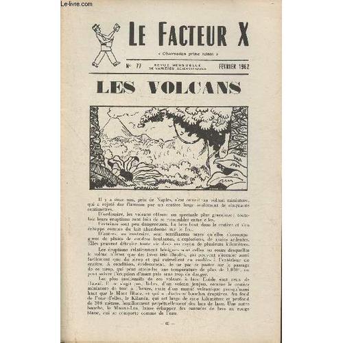 Le Facteur X N°77- Février 1962- Les Volcans on Productcaster.