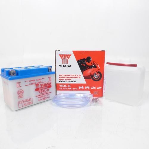 Batterie Yuasa Pour Moto Aprilia 50 Sx Racing 2006 À 2013 Yb4l-B / ... on Productcaster.