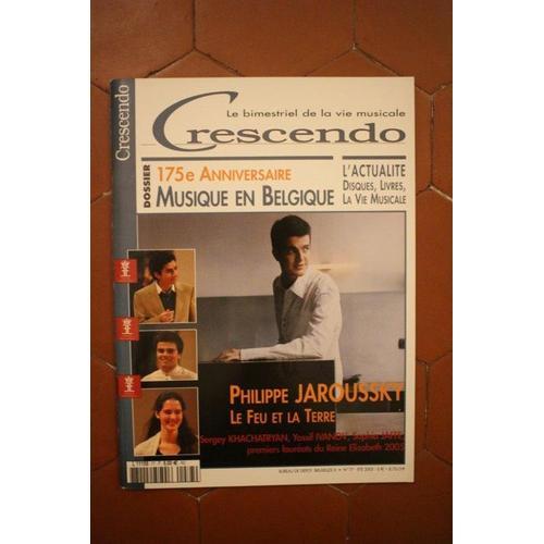 Crescendo, Le Bimestriel De La Vie Musicale - N° 77 on Productcaster.