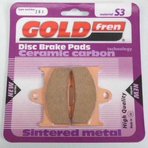 Plaquette De Frein Gold Fren Pour Pour Quad Wt Motors 500 Alaska 20... on Productcaster.