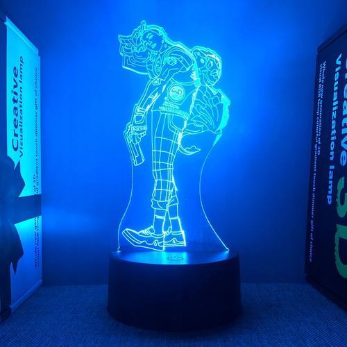 Veilleuse Figurine Valorant Gekko Lampe Led 3d on Productcaster.