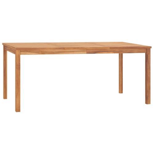 Vidaxl Table À Dîner De Jardin 180x90x77 Cm Bois De Teck Solide on Productcaster.