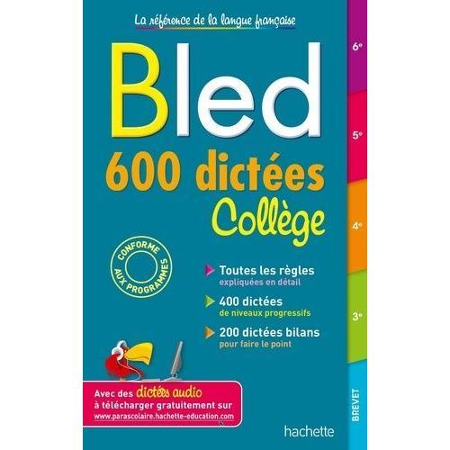 Bled 600 Dictées Collège 6e 5e 4e 3e on Productcaster.