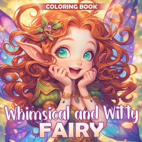 Whimsical And Witty Fairy Coloring Book: Whimsy Wonderland | Dive I... on Productcaster.