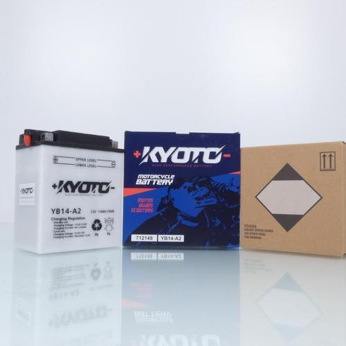 Batterie Kyoto Pour Moto Kawasaki 650 Klr A 1987 À 1989 Yb14-A2 / 1... on Productcaster.