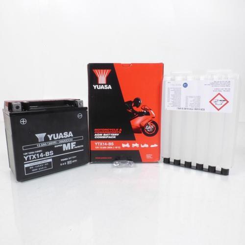 Batterie Yuasa Pour Moto Suzuki 1400 Gsx 2001 À 2007 Ytx14-Bs / 12v... on Productcaster.