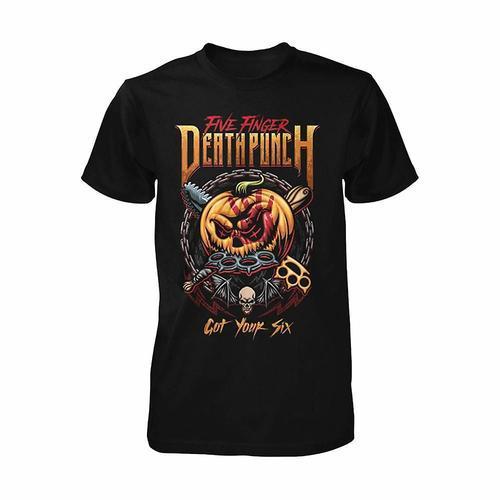 Five Finger Death Punch Got Your Six Halloween T Shirt on Productcaster.