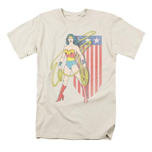 Dc Comics Usa Banner T-Shirt on Productcaster.