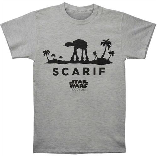 Star Wars Rogue One At-At Silhouette Scarif T-Shirt on Productcaster.