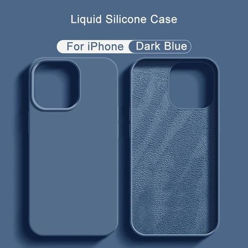 Coque De Téléphone En Silicone Liquide D'origine Pour Apple,Coque D... on Productcaster.