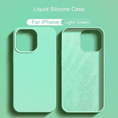 Coque De Téléphone En Silicone Liquide D'origine Pour Apple,Coque D... on Productcaster.