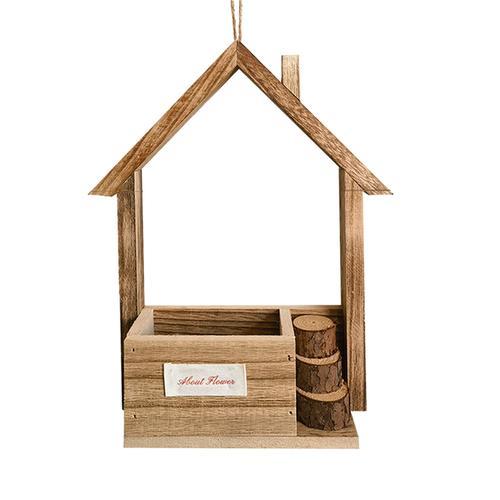 Mangeoire À Oiseaux En Bois,Cabane À Oiseaux D'extérieur,Jardin - T... on Productcaster.