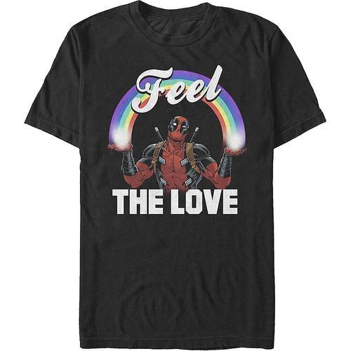 Deadpool Feel The Love Marvel Comics T-Shirt on Productcaster.