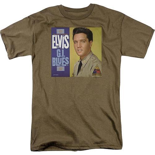 Gi Blues Elvis Presley T-Shirt on Productcaster.