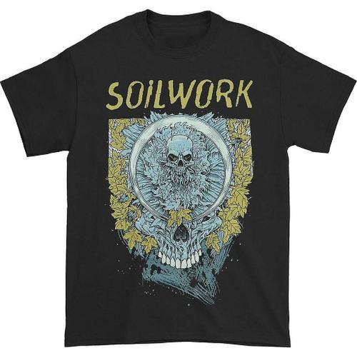 Soilwork Skull & Leaves T-Shirt on Productcaster.