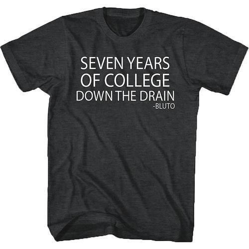 Seven Years Of College Animal House T-Shirt on Productcaster.