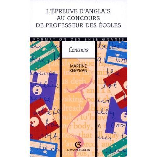 L'épreuve D'anglais Au Concours De Professeur Des Écoles on Productcaster.